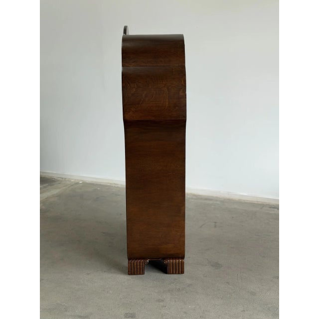 1950s Art Deco Walnut Armoire For Sale - Image 11 of 17