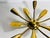 Brass Italian Midcentury Brass 5-Arm Sputnik Chandelier, 1950s For Sale - Image 8 of 11