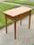 Farmhouse Midcentury Americana Maple Writing Desk With Wooden Knobs For Sale - Image 3 of 12