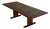 In Style of Gangsø Møbler Ox Art Tile Dining Table Two Leaves Rosewood Danish Mid-Century Modern 1970s For Sale