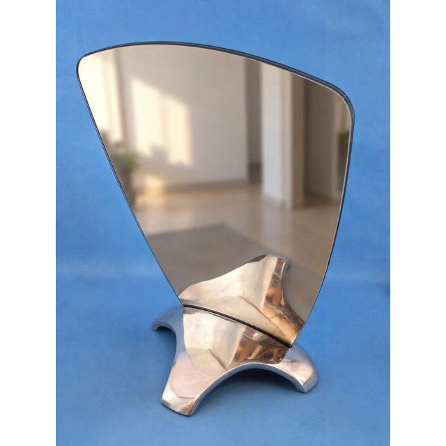 20th Century Double-Sided Table Mirror in the style of Max Ingrand for Fontana Arte, 1950 For Sale - Image 6 of 14