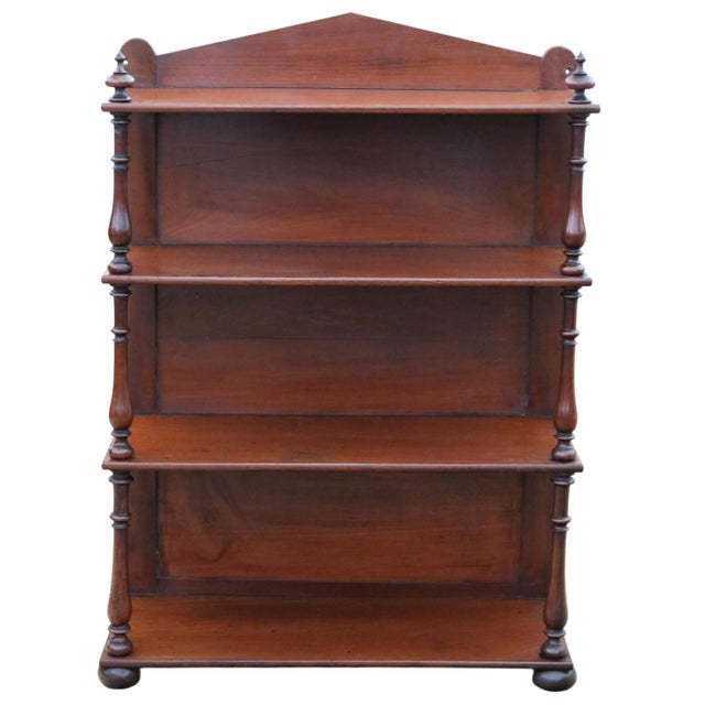 Antique Victorian Mahogany Floor or Wall Shelves, 1870 For Sale - Image 9 of 11