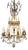 Glass Antique Louis XIV Style French Crystal & Silvered Gilt Bronze Chandelier For Sale - Image 7 of 8