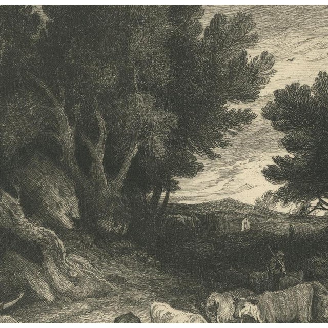 R.S. Chattock, The Watering Place, 1880, Etching For Sale - Image 6 of 9