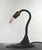 Ebony 1930s Restored Mid-Century Art Deco Aladdin Mfg. Co. Gooseneck Desk Lamp – Cast Iron Base For Sale - Image 8 of 9