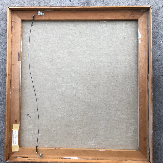 1970s Vintage Original Still Life Musical Instrument Painting by Joseph Daneiger For Sale - Image 5 of 8