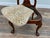 Vintage Queen Anne Burl Walnut Dining Chairs With Leopard Velvet Seats — Set of 8 For Sale - Image 15 of 18