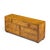 Henredon Campaign Mid Century Oak and Brass Lowboy Dresser For Sale - Image 9 of 10
