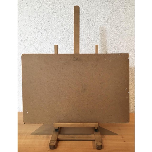 O. Ciaude, La place du marché, Oil on Canvas Board For Sale - Image 9 of 10