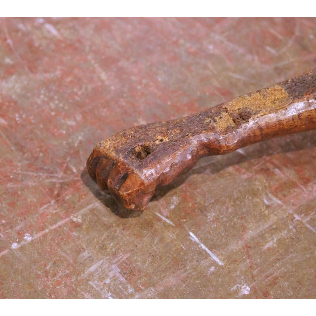 Mid-17th Century French Baroque Walnut Crucifix Corpus Wall Sculpture For Sale - Image 14 of 15