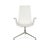 FK White Leather Armchair in White Shell Chair with Swivel Function from Walter Knoll / Wilhelm Knoll For Sale - Image 10 of 11