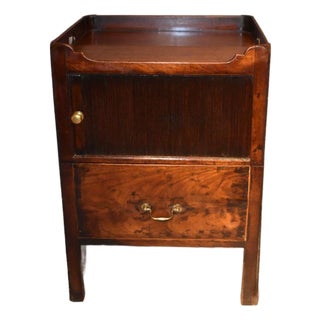18th Century George III Mahogany Bedside Commode For Sale