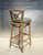 McGuire Set of Three Vintage McGuire Bamboo Barstools W Leather Straps For Sale - Image 4 of 12