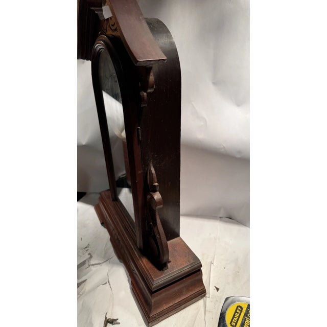 New Haven Clock Company Antique New Haven Parlor Mantel Clock- “Danube” Model For Sale - Image 4 of 9