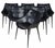 Philippe Starck for Cassina “Passion 246” Black Leather Dining Chairs-Set of 6 For Sale - Image 9 of 10