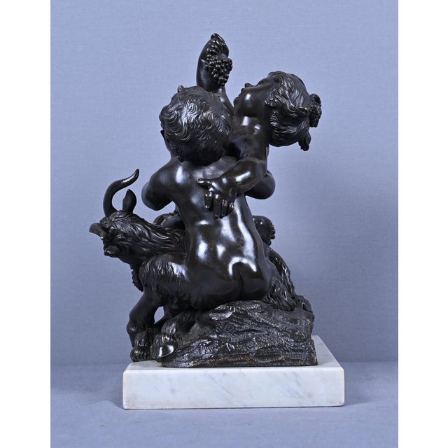 After Clodion, The Childhood of Bacchus, Late 19th Century, Bronze For Sale - Image 14 of 18