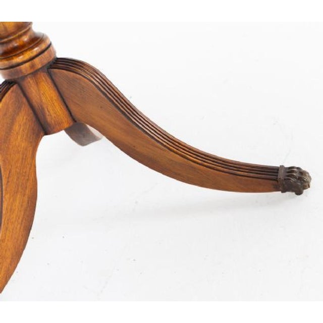 Regency Revival Oak Dining Table, 1920s For Sale - Image 4 of 8