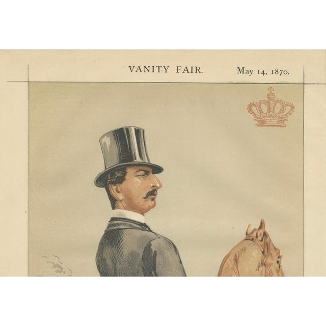 Vanity Fair, Men of the Day No. 6, 1870, Chromolithograph on Paper For Sale - Image 4 of 10