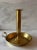 English Large Vintage Brass Chamber Stick Candle Holder With Handle and Tray For Sale - Image 3 of 9