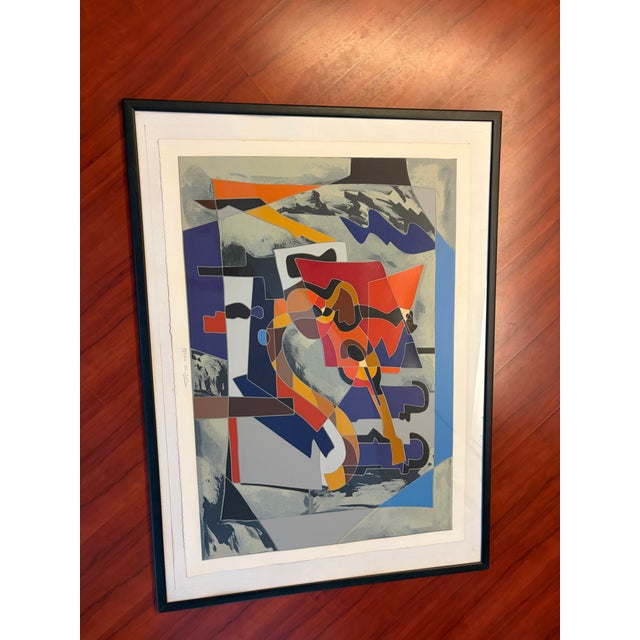Ugo Nespolo, Abstract Composition, 1992, Serigraph, Framed For Sale - Image 10 of 10