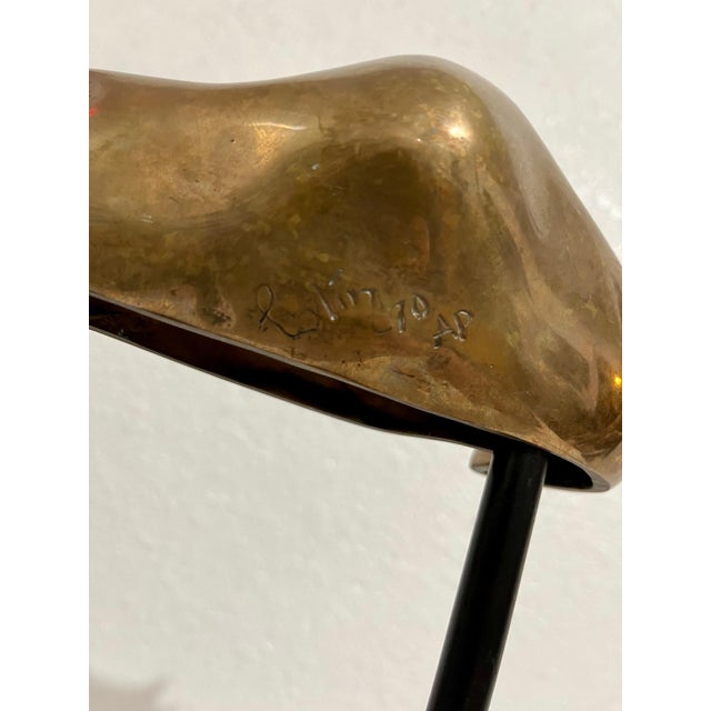 Colin Webster Watson, Bronze Modernist Biomorphic Sculpture Horse, Stand Colin Webster Watson Art Deco, 1970 For Sale - Image 11 of 15