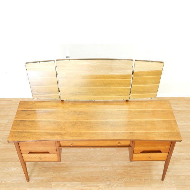 Wood 1970s Mid Century Vanity Dresser by A. Younger LTD For Sale - Image 7 of 10