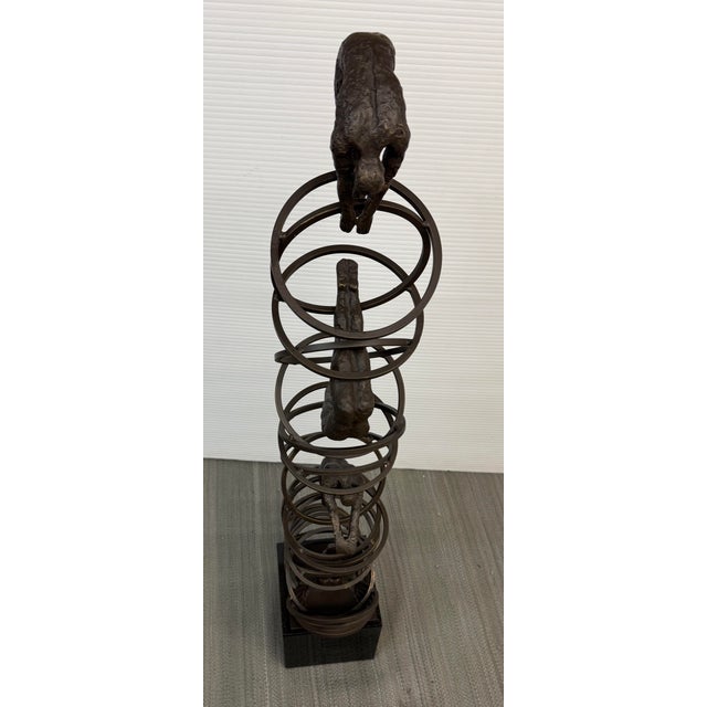 Art Deco Global Views Diver Sculpture For Sale - Image 3 of 12