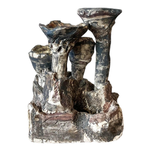 Vintage Boho Abstract Studio Pottery Vase