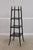 Traditional Regency Ebony & Gold 4 Tier Etagere Bookcase Shelf For Sale - Image 3 of 12