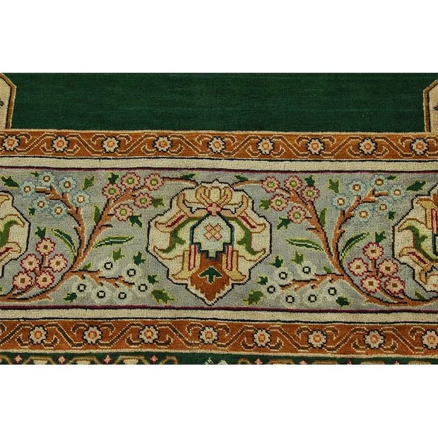 Textile 1970s Persian Tabriz Area Rug 9’5″ X 12’10” For Sale - Image 7 of 12