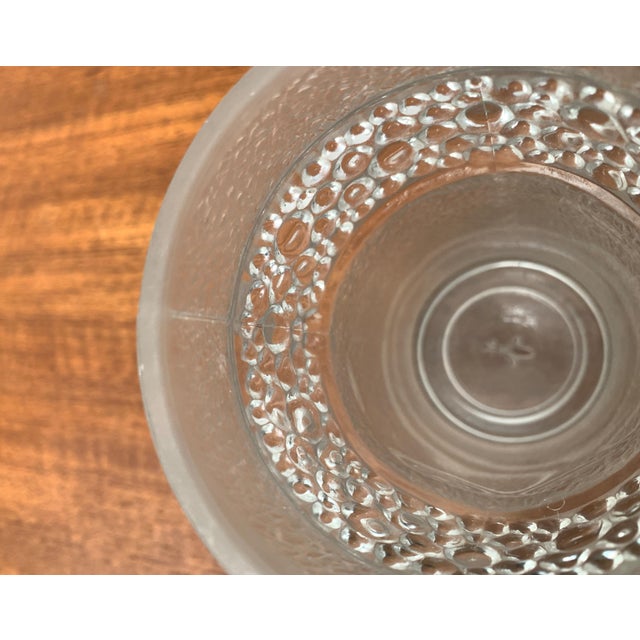 Vintage French Glass Spike Vase, 1970s For Sale - Image 4 of 18