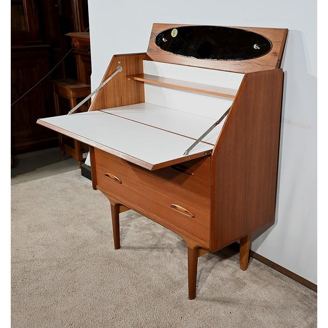 Secretary in Teak by Lb Kofod-Larsen, Denmark, 1960s For Sale - Image 3 of 18