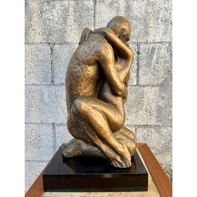 1960's Austin Production "Loving Touch" Signed Brutalist Sculpture.Signed by the Artist. For Sale In Miami - Image 6 of 18