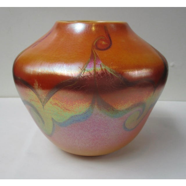 Art Nouveau Lct Tiffany Vase Circa 1890s' For Sale - Image 3 of 9