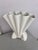 Red Wing Pottery Mid 20th Century Art Deco Speckled Cream Gladiolus Vase For Sale - Image 4 of 7