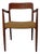 Model 56 Armchair in Teak & Papercord by Niels Otto Møller for J.L. Møllers, Denmark, 1950s For Sale