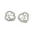 1990s 1990s Pair of John Hardy Estate Kali Pebble Omega Back Earrings Silver For Sale - Image 5 of 7