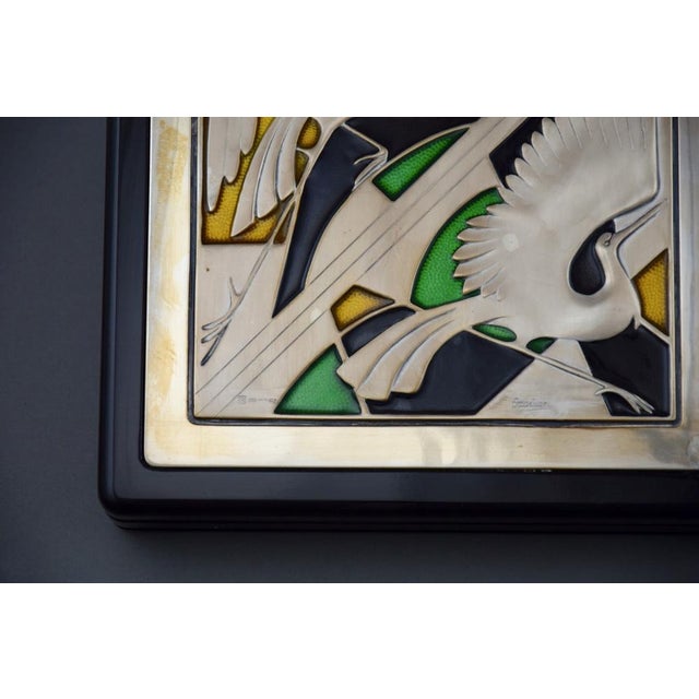 Italian Art Nouveau Style Decorative Silver Jewelry Box, 1980s For Sale - Image 11 of 14