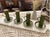 This rare vintage set of 4 Tackett Schmid porcelain espresso cups with saucers from the 1960s exudes mid-century modern...