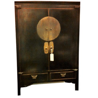 Chinese Antique Black Armorie For Sale