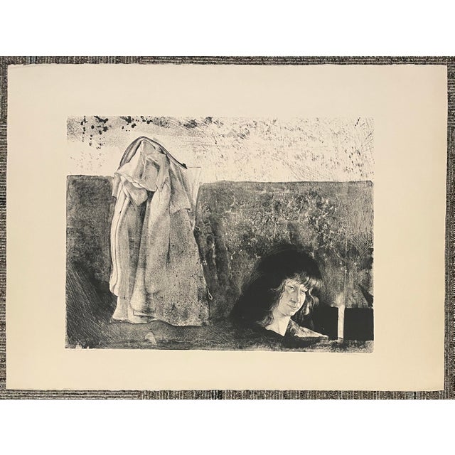 William Patterson Linda and My Coat Etching For Sale - Image 4 of 4