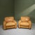 1970s Piumotto Armchairs in Cognac Leather by Arrigo Arrighi for Busnelli, Italy, 1970s, Set of 2 For Sale - Image 5 of 12