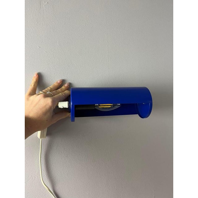 Royal Blue Lod Wall Lamp from Ikea For Sale - Image 3 of 11