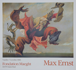 The Angel of the Hearth Poster after Max Ernst