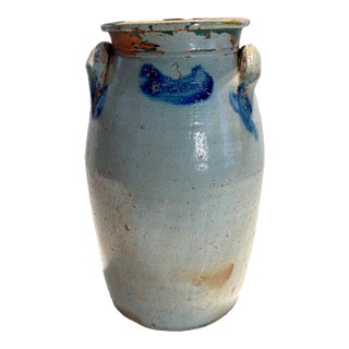 Late 19th Century C. Tupper 3 Gallon Crock For Sale