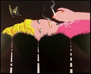 Allan D'Arcangelo American, 1930–1998 Smoking Blonde, 1990
