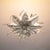 Vintage Italian Floral Ceiling Lamp, 1970s For Sale - Image 3 of 13
