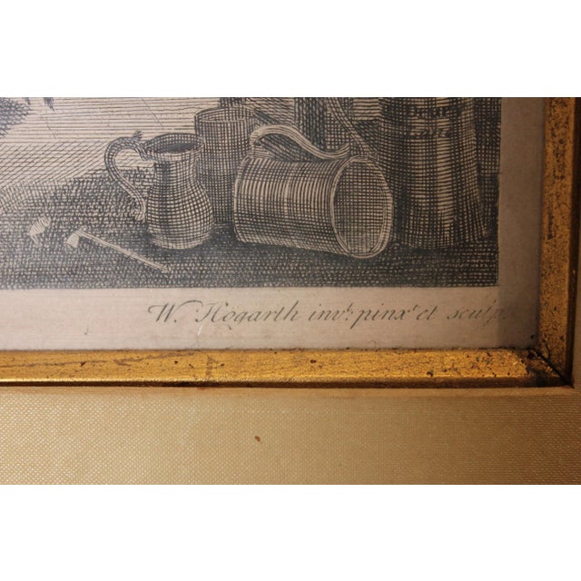 Figurative "A Harlot's Progress" Plate 3 Etching 17th Century For Sale - Image 3 of 7