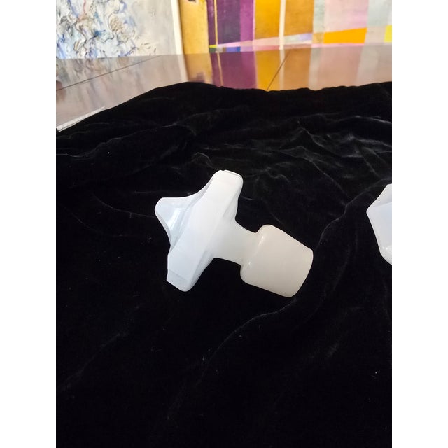 Antique French Rock Crystal Glass Opaline Perfume Bottle For Sale In Boston - Image 6 of 8