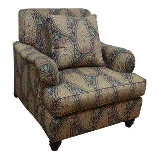Ralph Lauren Polo Upholstered Arm Chair For Sale